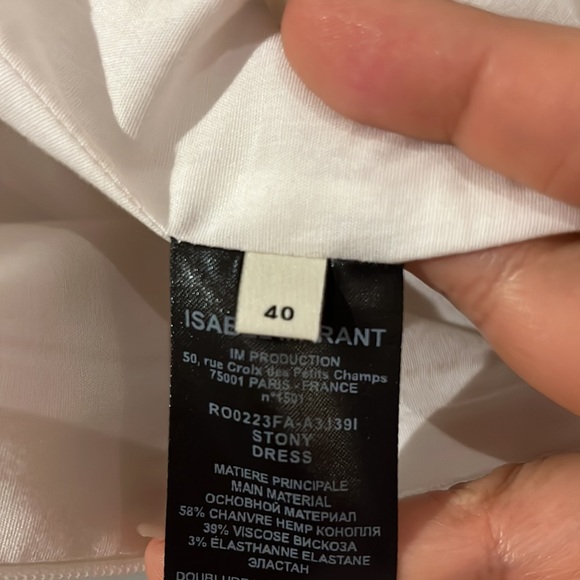 Isabel Marant Stony Off-the-Shoulder Column Dress in White - Picture 14 of 17